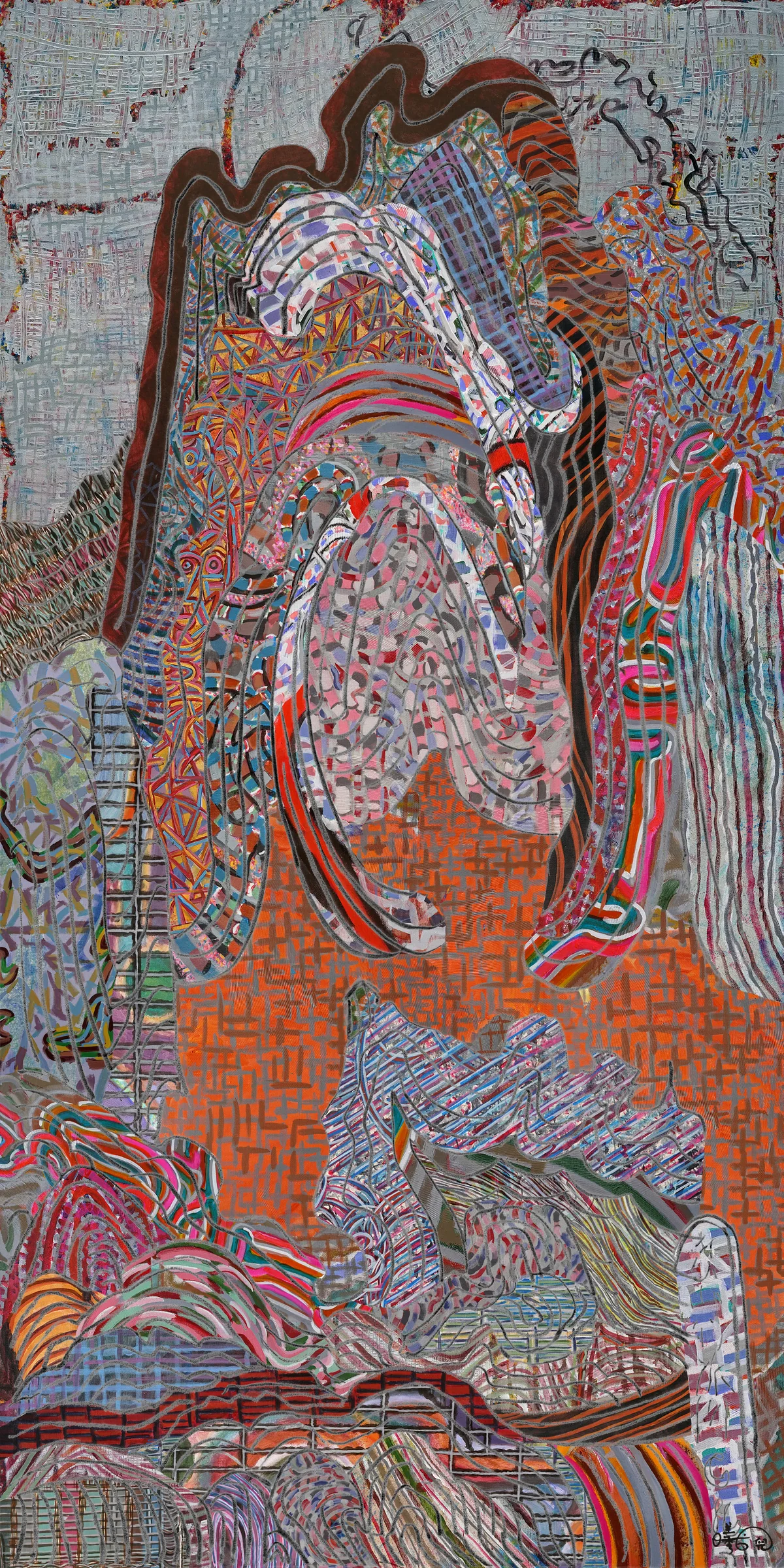“溪山行旅图” 数字绘画 50X25cm  （2019）